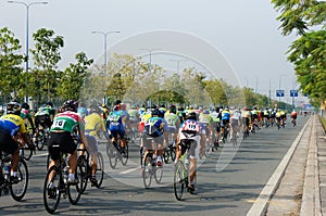 Cycle race, Asia sport activity, Vietnamese rider