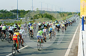 Cycle race, Asia sport activity, Vietnamese rider