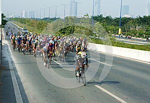 Cycle race, Asia sport activity, Vietnamese rider