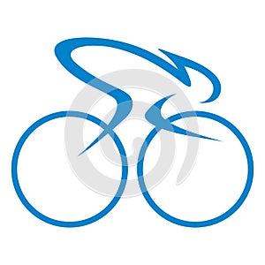 Cycle Race graphic design logo or icon photo