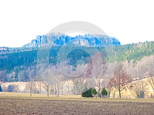 Cycle route in Saxony at Upper Lusatia