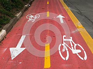 Cycle signs 2 ways