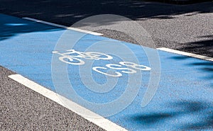 Cycle Superhighway in Central London photo
