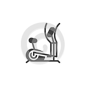 Cycle trainer vector icon