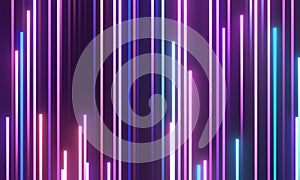 cycled 3d animation. Abstract background with ascending colorful neon lines, glowing trails looped Abstract Pink blue and purple