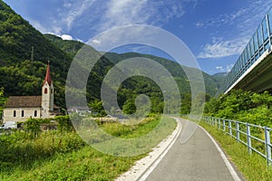 Cycleway of Isarco valley from Chiusa to Bolzano