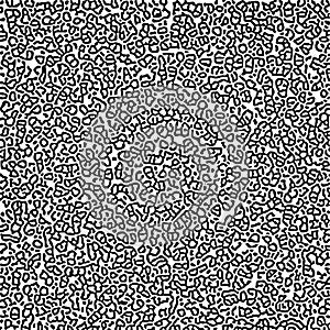 Cyclic Symmetric Multiscale Turing Pattern. Monochrome texture