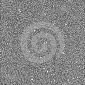 Cyclic Symmetric Multiscale Turing Pattern. Monochrome texture photo