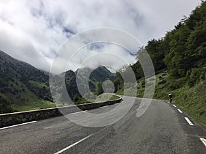 Cycling through the Alps