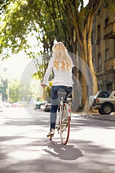 Cycling in city