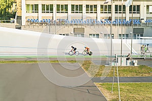 ÃÂ¡ycle race track in Kiev, Ukraine. Horizontal image
