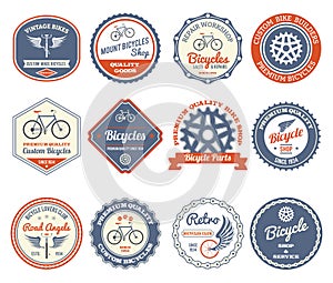 Cycling Emblems Set