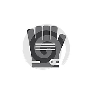 cycling gloves. Vector illustration decorative design