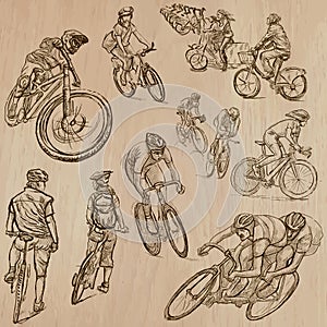 Cycling - An hand drawn vector pack