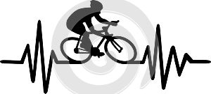 Cycling heartbeat pulse photo