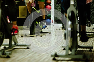 Cycling indoors workout