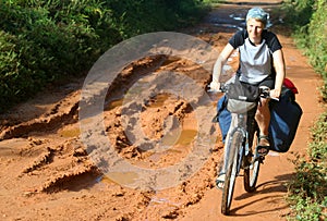 Cycling through jungle