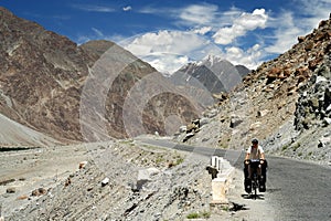 Cycling on Karakorum Highway