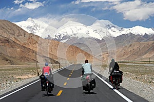 Cycling on Karakorum Highway