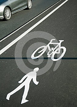 Cycling lane symbol
