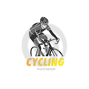 Cycling logotype. Vector illustrations