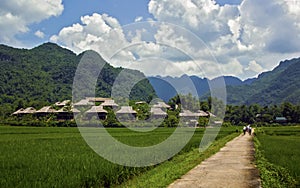 Cycling in Mai Chau