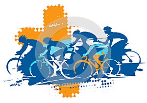 Cycling race, MTB cycling.