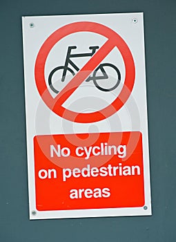 Cycling restriction.