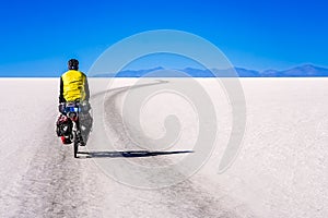 Cycling on the salar