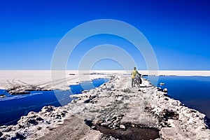 Cycling on the salar
