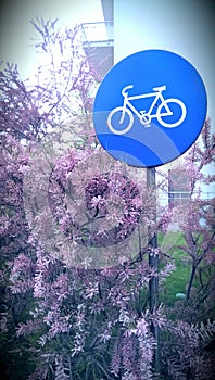 Cycling sign