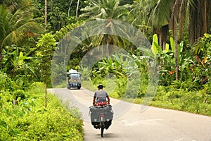 Cycling through Sumatra