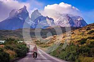 Cycling in Torres del Paine NP