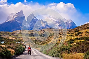 Cycling in Torres del Paine NP