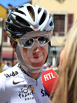 Cyclist Andy Schleck