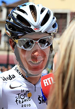 Cyclist Andy Schleck