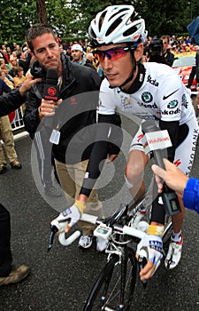 Cyclist Andy Schleck