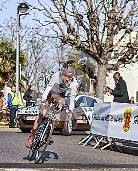 The Cyclist Bardet Romain- Paris Nice 2013 Prologu