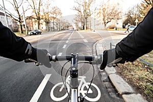 Cyclist and bicycle marking