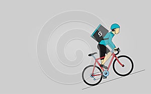 Cyclist on Bike Climbing - Going Uphill - Challenge and Objectives