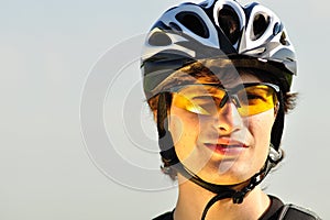 Cyclist close-up