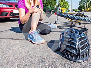 Cyclist has been hit accident