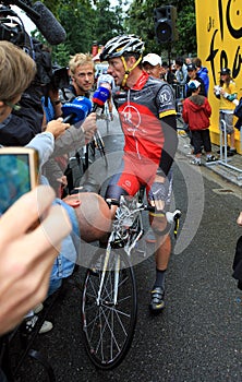 Cyclist Lance Armstrong