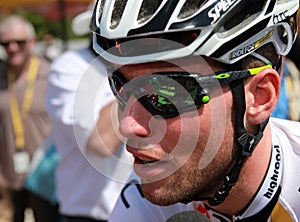 Cyclist Mark Cavendish