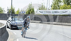 The Cyclist Nieve Iturralde - Tour de France 2014