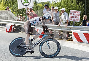 The Cyclist Romain Bardet - Tour de France 2014