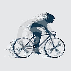 Cyclist sport bicyclist photo