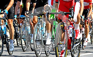 Ciclisti durante ciclo strade la gara Europa 