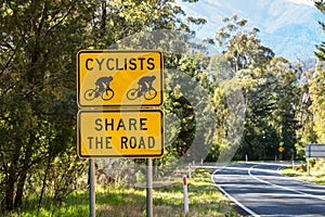 Cyclists Share the Road Sign