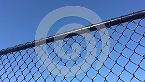 Cyclone chain wire mesh fencing background